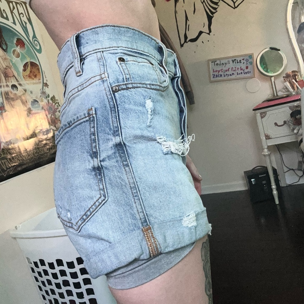 Vintage, high waisted, mom shorts